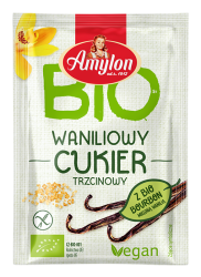 CUKIER Z WANILIĄ BOURBON BEZGLUTENOWY BIO 20 g - AMYLON