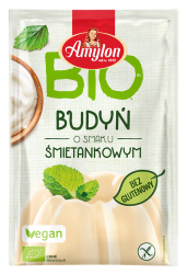 BUDYŃ O SMAKU ŚMIETANKOWYM BEZGLUTENOWY BIO 40 g - AMYLON