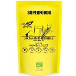 SOK Z MŁODEGO JĘCZMIENIA SPROSZKOWANY BIO 150 g - BIO PLANET SUPERFOODS