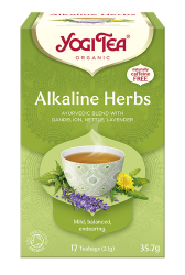 HERBATKA ZIOŁA ALKALICZNE (ALKALINE HERBS) BIO (17 x 2,1 g) 35,7 g - YOGI TEA