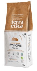 KAWA ZIARNISTA ARABICA 100 % MOKA GUJI ETIOPIA FAIR TRADE BIO 500 g - TERRA ETICA