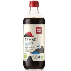 SOS SOJOWY TAMARI 50 % MNIEJ SOLI BEZGLUTENOWY BIO 500 ml - LIMA