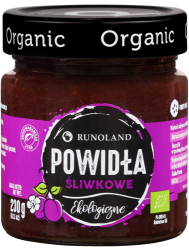 POWIDŁA ŚLIWKOWE BIO 230 g - RUNOLAND