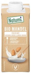 KREM MIGDAŁOWY DO GOTOWANIA I PIECZENIA BEZ CUKRU BEZGLUTENOWY BIO 200 ml - NATUMI