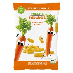 CHRUPKI KUKURYDZIANO - MARCHEWKOWE BEZ DODATKU CUKRÓW OD 1 ROKU BIO 30 g - FRECHE FREUNDE