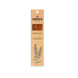 KADZIDEŁKA INDYJSKIE BIAŁA SZAŁWIA (15 szt.) 30 g - SATTVA (WELLNESS)