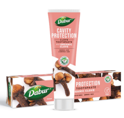 PASTA DO ZĘBÓW PRZECIWPRÓCHNICZA Z GOŹDZIKIEM BEZ FLUORU 100 ml - DABUR