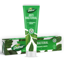 PASTA DO ZĘBÓW PRZECIWBAKTERYJNA Z NEEM BEZ FLUORU 100 ml - DABUR