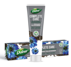 PASTA DO ZĘBÓW KOMPLEKSOWA PIELĘGNACJA Z CZARNUSZKĄ BEZ FLUORU 100 ml - DABUR