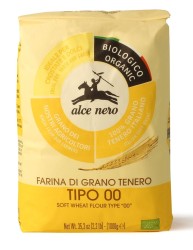 MĄKA PSZENNA TYP "00"  DO SŁODKICH WYPIEKÓW BIO 1 kg - ALCE NERO