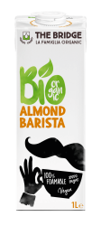 NAPÓJ MIGDAŁOWY BARISTA BEZ DODATKU CUKRÓW BEZGLUTENOWY BIO 1 L - THE BRIDGE