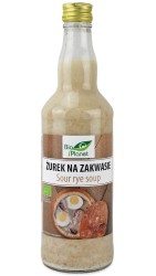 ŻUREK NA ZAKWASIE NIEPASTERYZOWANY BIO 500 ml - BIO PLANET