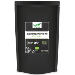 BIAŁKO SERWATKOWE NATURALNE (WPC 77) BIO 500 g - BIO PLANET