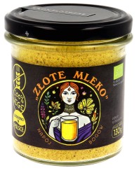 MIESZANKA PRZYPRAW "ZŁOTE MLEKO" BEZGLUTENOWA BIO 130 g - PIĘĆ PRZEMIAN
