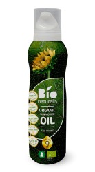OLEJ SŁONECZNIKOWY (SPRAY) DO GOTOWANIA I SMAŻENIA TŁOCZONY NA ZIMNO BIO 200 ml - EKKO (BIONATURALIS)