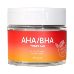 PŁATKI KOREAŃSKIE DO TWARZY TONIZUJĄCE AHA/BHA 160 g - BARULAB