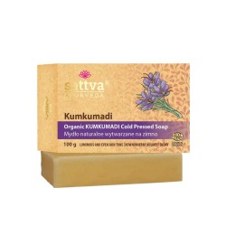 MYDŁO W KOSTCE DO CIAŁA KUMKUMADI ECO 100 g - SATTVA (AYURVEDA)
