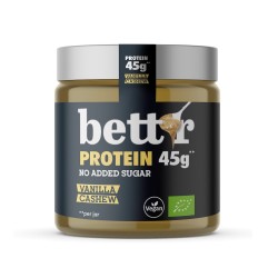 KREM PROTEINOWY Z ORZECHÓW NERKOWCA Z WANILIĄ BEZ DODATKU CUKRÓW BIO 250 g - BETT'R
