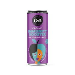 NAPÓJ MUSUJĄCY NA ODPORNOŚĆ CZARNA PORZECZKA - JAŁOWIEC BEZ DODATKU CUKRÓW BIO 250 ml -  OUN