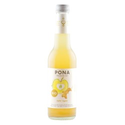 NAPÓJ MUSUJĄCY JABŁKO - IMBIR BEZ DODATKU CUKRÓW BIO 330 ml - PONA