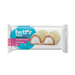 WAFELEK Z KREMEM KOKOSOWYM W POLEWIE MIGDAŁOWEJ BIO 33 g - BETT'R